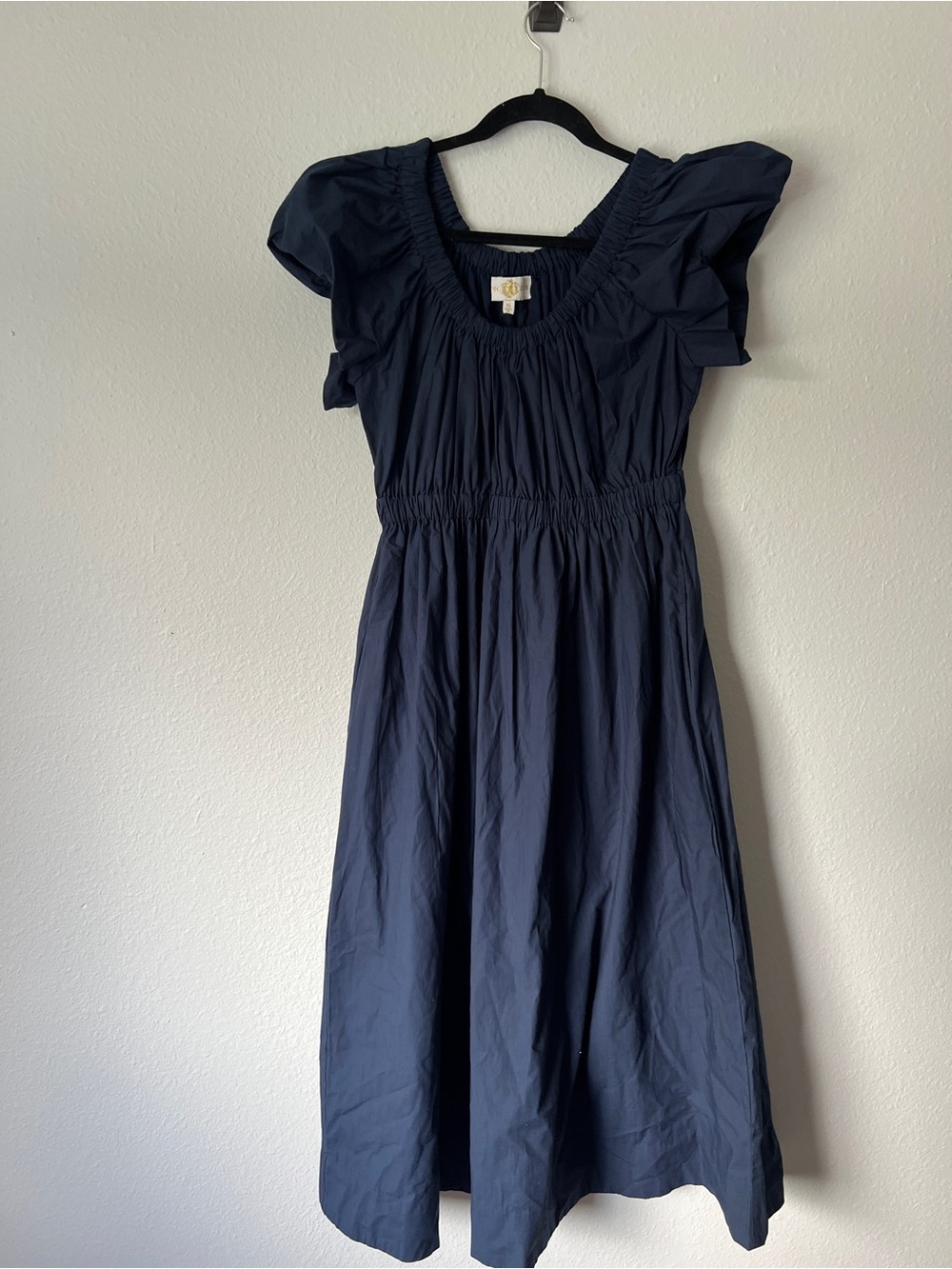 ANNA CATE melanie midi dress in navy blue Tuckernuck